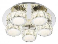 Plafoniera moderna cristal led SMD 40W AMUR 49350D4 Globo
