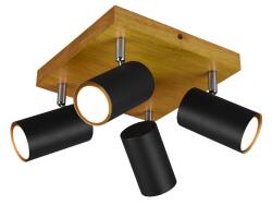 Plafoniera rustica 4 becuri GU10 MARLEY 812400432 TRIO