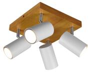 Plafoniera rustica 4 becuri GU10 MARLEY 812400431 TRIO