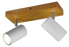 Plafoniera rustica 2 becuri GU10 MARLEY 812400231 TRIO