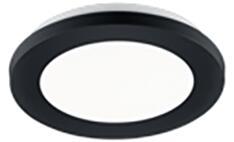 Plafoniera neagră 17 cm inclusiv LED cu 3 trepte de reglare a luminozității IP44 - Lope