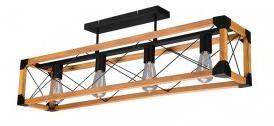 Plafoniera vintage 4 becuri E27 Tenali 616500432 Trio