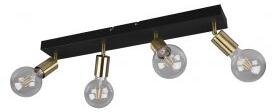 Plafoniera vintage 4 becuri E27 Vannes R80184008 Trio