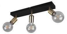 Plafoniera vintage 3 becuri E27 Vannes R80183008 Trio